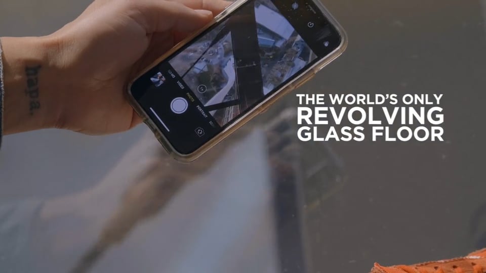 Social content for the Space Needle — filming the world’s only revolving glass floor