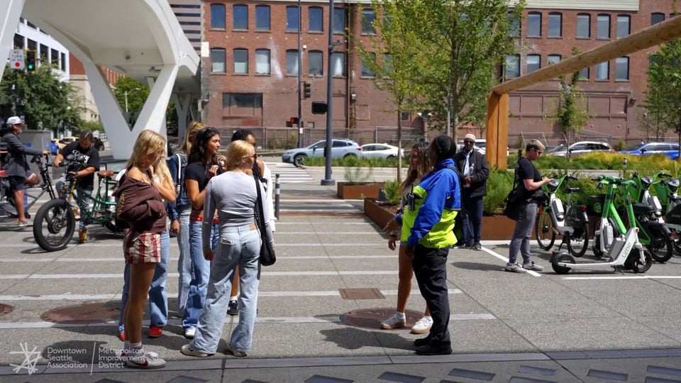 Brand film for Downtown Seattle Association — city energy from street level